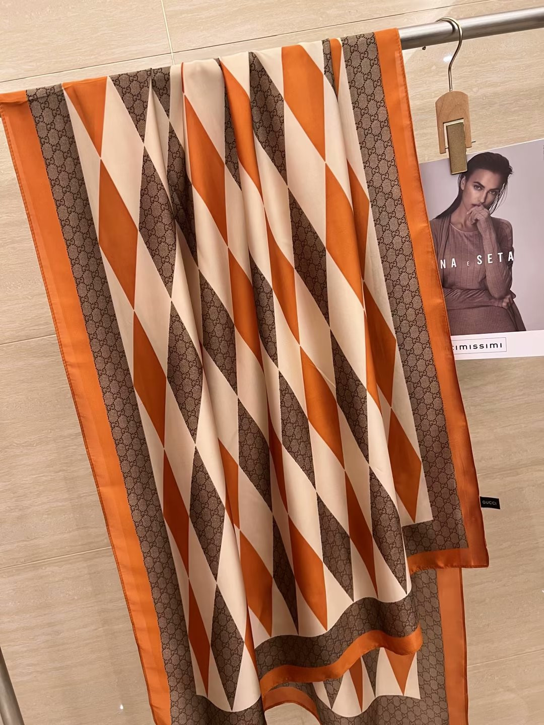 Premium Quality Party Wear Printed Luxury Silk Hijab/Scarf