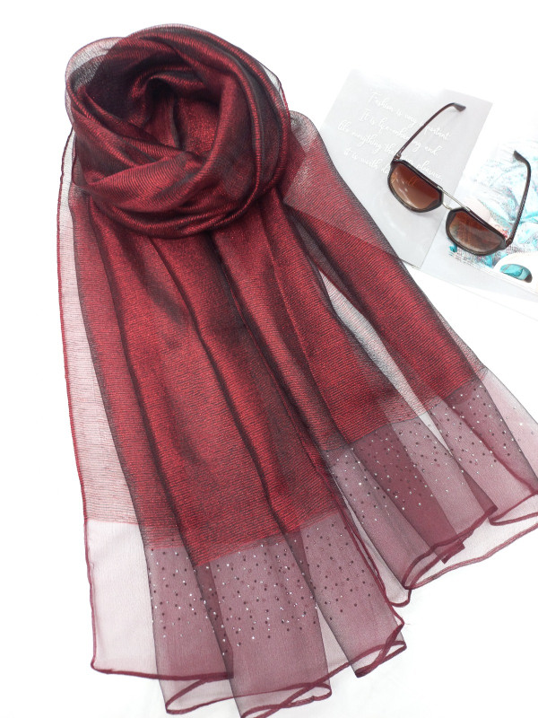 Party Wear Cotton Silk Hijab/Scarf