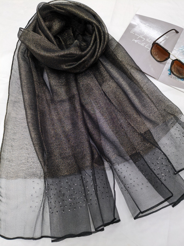 Party Wear Cotton Silk Hijab/Scarf